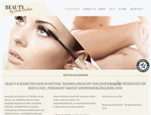 Tablet Screenshot of profimakeup.at